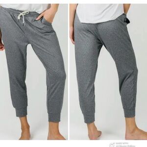Zyia Active Downtime Joggers Womens Small Heathered Gray Buttery Soft Pockets